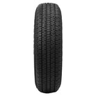 Tread pattern view of the Kenda KR35 Load Star Karrier steel belted radial trailer tire, available in many sizes, designed for medium duty and heavy duty trailer applications.