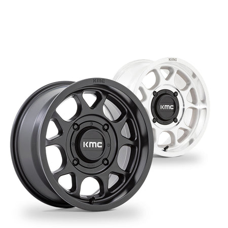 KMC Toro S (KS137) UTV wheel in every finish: satin black and machined