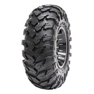 Angled view of Maxxis MU521 front UTV and SxS tire, available in 12" and 14" wheel sizes.