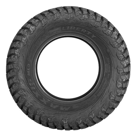 Sidewall view of the 8-ply radial Maxxis Liberty tire.
