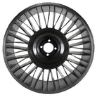 Full sidewall view of the #50357 Michelin X®Tweel in 24x12n12 size, 4x4 bolt pattern, designed for a large variety of zero turn ZTR mowers, garden tractors, and small UTVs, featuring poly-spoked design for improved hill handling and lateral stability.