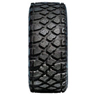 Full tread pattern view of the MRT Rally Snake 8-ply radial high performance UTV and SXS tire in 27x9.5R15 size, available in both standard and sticky compound, featuring dual-durometer rubber compounds and rugged construction, sold by authorized MRT dealer Ride or Die Tire.
