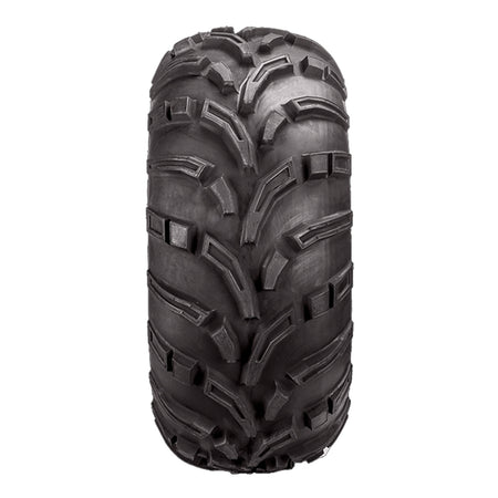 Tread pattern view and lug design details on the OTR 440 MAG AT and Mud Terrain tire for powersports, utv, atv, and sxs applications, designed with heavy duty 6-ply construction and available in 12" wheel sizes.