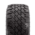 Close up view of the tread design and lug pattern on the Big Bite lawn, turf, and ATV/UTV tire by OTR, available in 8", 10", and 12" wheel sizes.