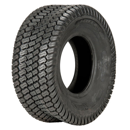 Angled view of a non-installed, loose, deflated OTR Litefoot tire, displaying what the tire looks like when shipped, before being mounted and installed.