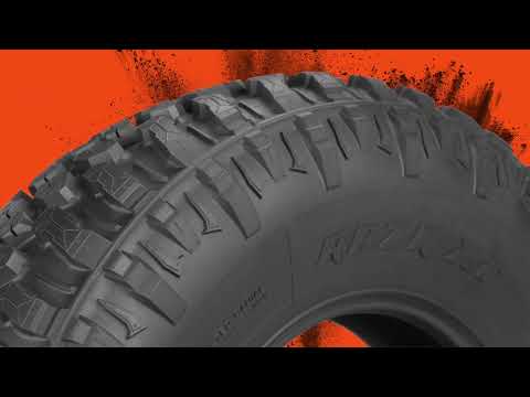 Youtube promotional video featuring the Maxxis RAZR XT heavy duty steel belted radial 8-ply UTV and High Performance SXS tire, engineered for rugged desert race environments.