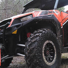 Reptile 6-ply radial UTV and SxS tire mounted on wheel and installed on high performance SxS.