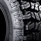 Close up detailed view of the shoulder, sidewall, and lug design on the popular and high value Sedona Coyote tire lineup designed for UTV, ATV, and SXS applications where affordability and performance meet.