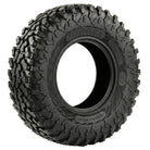 Angled view of the brand new Sedona Ridge RIPR tire, made with a high performance hybrid all-terrain tread pattern for excellent performance and control on a wide variety of surfaces including rocks, trails, hardpack, and ruts, offered in all the popular sizes and including fast and free shipping.