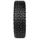 Full tread pattern view of the new Sedona Rock Gripr UTV and Side-by-Side tire, made with rugged 8-ply radial construction, and featuring a non-directional, high traction lug pattern and heavy duty deep shoulder lugs that extend down the sidewall for extra traction in ruts and rocks.