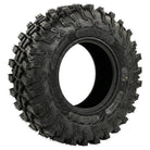 High quality angled view of the brand new tire from Sedona Tire and Wheel, the 8-Ply Radial Trail RIPR, engineered to dominate ll kinds of terrain and features a strong carcass, high traction lug design and rugged shoulder to sidewall lugs, with a cool looking sidewall design, and offered with fast and free shipping, available in sizes ranging from 28x10r14 to 35x10r15.