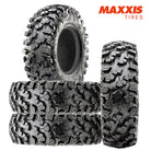 Save money with a complete Set of 4 Maxxis Carnivore RT ML9 UTV and SXS high performance 8-ply radial tires, available in all popular sizes, sold with free shipping by Ride or Die Tire.