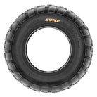 Full sidewall view of the 25x8-12 SunF A010 tire designed for ATV and UTV applications, featuring a full color hot press SunF logo.
