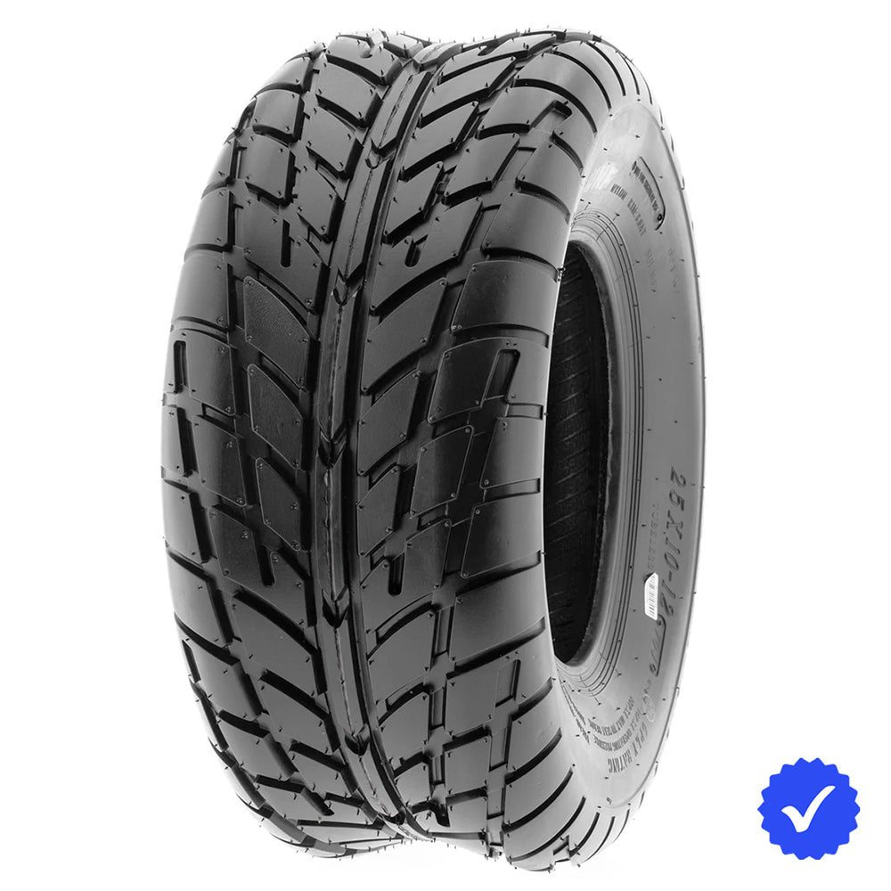 SunF A021 street and hardpack tire in 12" diameter wheels sizes, sold as a single tire or as a set of 2, with fast and free shipping and performance inspired directional tread pattern design.