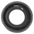 Full sidewall view of the road and street inspired SunF A021 directional 6-ply bias construction ATV, Quad, and small UTV tire, offered in 6", 8", 9", 10", 11", 12", and 14" wheel diameters, and always with free shipping on all sizes by Ride or Die Tire.