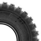 Close up detailed view of the sidewall molded information in the SunF A031 quad/atv rear high performance all terrain style 6-ply bias construction high speed tire.