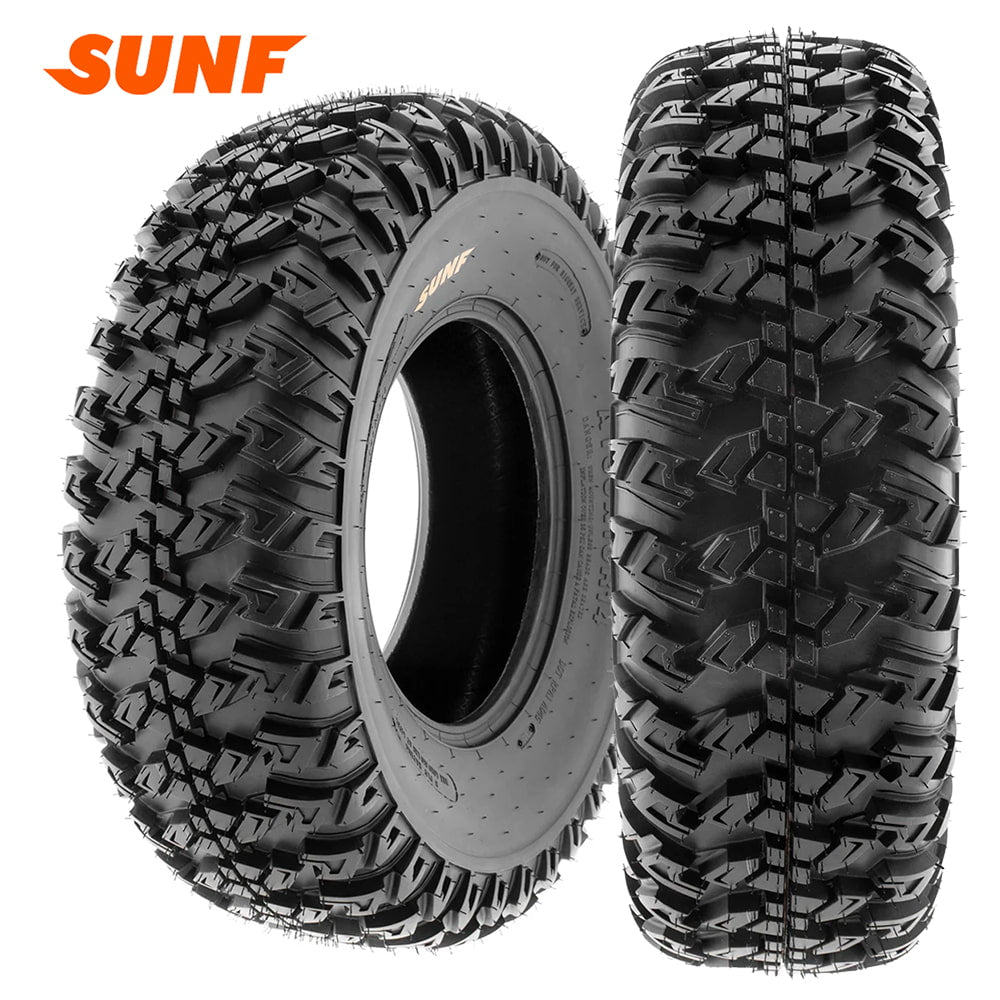 Main listing photo of the 8-ply Radial SunF A045 all terrain side-by-side and utv tires, designed for premium performance and great value, available in 30x10R14, offered for sale by Ride or Die Tire.