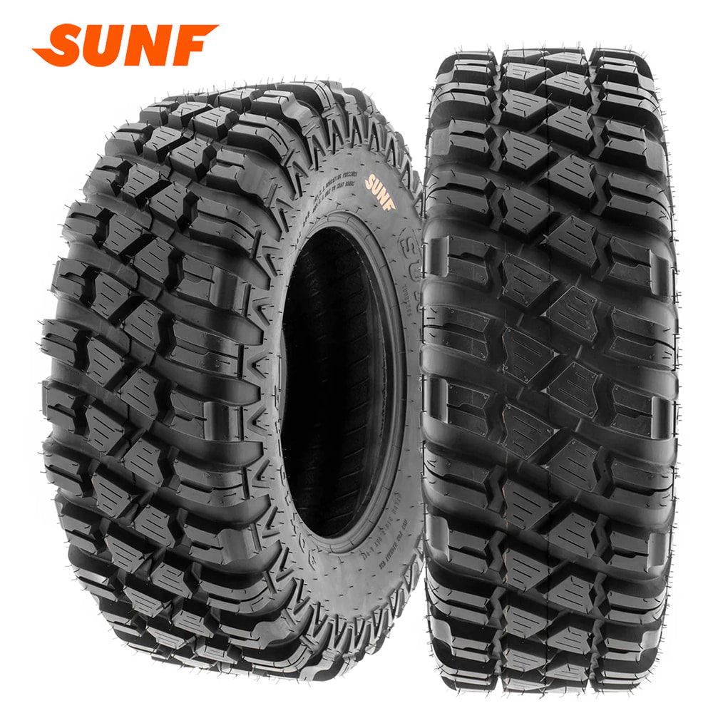 Available for purchase as sets or individually, the 6 and 8-ply SunF A047 all-terrain UTV tires deliver awesome pricing and great value for today's popular wheel and tire sizes.