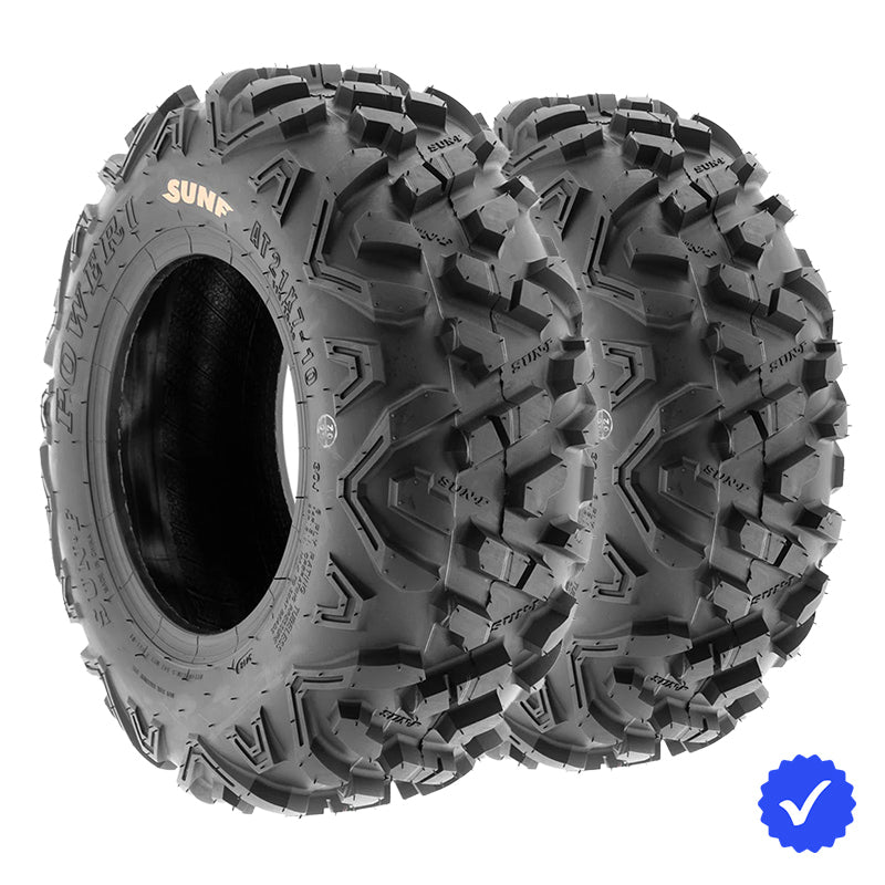 Set of 2 SunF A051 PowerII ATV and UTV 6-ply bias construction all-terrain tires at an affordable price and offered with free shipping, save with a 2 tire bundle at Ride or Die Tire.