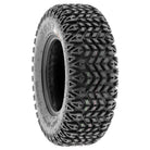Angled view of a single SunF G003 all-terrain golf cart, lawn and garden all terrain tire, featuring a high traction design and 4-ply bias construction, offered in a wide variety of sizes, all with fast and free shipping.