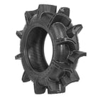 Angled view of the extra deep lug swamp and bog tire, the Terache Aztex XX 8-ply bias construction scoop lug paddle style tire for 14" and 18" rims in 28", 30", 32", and 34" overall heights, featuring 3" deep lugs and all offered with fast and free shipping, including the brand new 34x9.5-14 size.