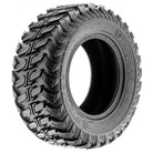 Full angled view of the 30x10-14 Terache Stryker UTV and SXS tire, featuring a deep rim guard and tough, rugged bias 8-ply construction with a padd-style center tread block design.