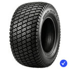 Angled view of the high quality professional grade Titan Multi-Trac C/S lawn and turf tire, perfect for personal lawns or professional landscapers and lawn services, offering maximum traction and minimal damage, strong bias-ply construction, and available in a huge selection of sizes, all offered with fast and free shipping.