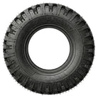 Full sidewall view of the 32x10R15 Valor Alpha all-terrain 8-ply radial SXS tire, designed for toughness and versatility, made with reinforced sidewalls and tread face, and engineered and manufactured in the USA.