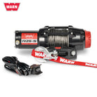 Main product photo of the all new Warn R25-S UTV winch with 2,500 lb capacity and 50' synthetic cable with Hawse fairlead and 5-year warranty, offered with free shipping by Ride or Die Tire, Part #110020.