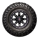 A view of the sidewall design and features of the durable, rugged, and high performance Xcomp SBR Radial UTv and SxS tire for sale.
